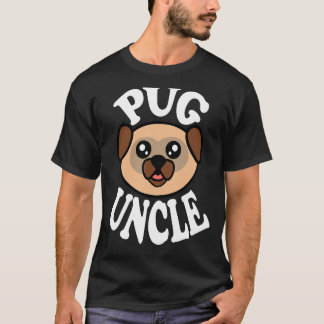 Söt Pug Farbror T Shirt