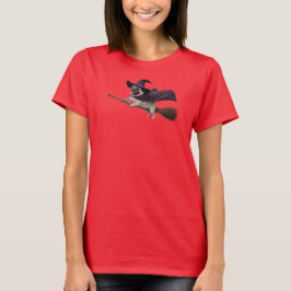 Söt Pug-Häxa T-Shirt