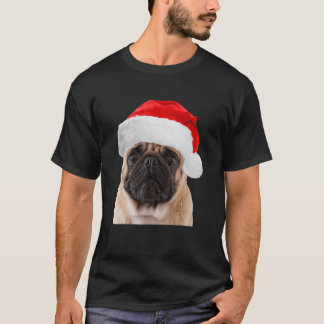 Söt Pug Julhatt Bild Pugs Jul Kul T Shirt