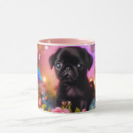 Söt Pug-mugg • Kopp för hundälskare