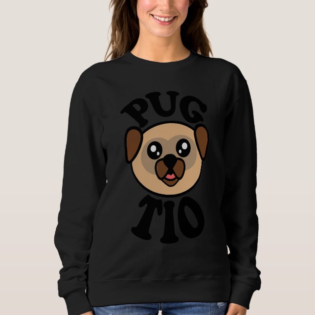 Söt Pug   Pug Tio T Shirt (Framsida)