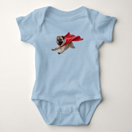 Söt Pug-superhjälte T Shirt