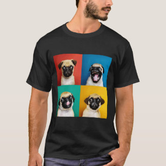 Söt Pug-valp 690 T Shirt