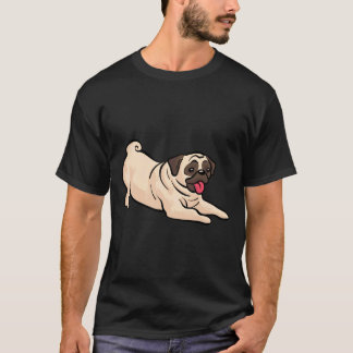 Söt Pug Vektor Klassisk 362 T Shirt
