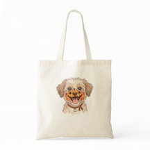 Söt Pumpa Ansiktsmålning Hund Halloween Färgade Pe
