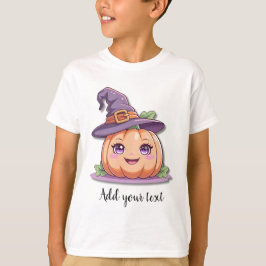 Söt Pumpa Magi – Barn Halloween T-Shirt