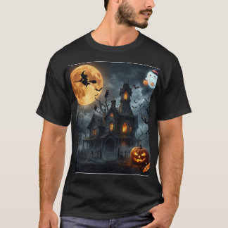 Söt pumpa och vänlig spökhalloween t shirt