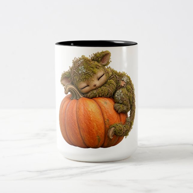 Söt Pumpa Skogscreature Mugg (Center)