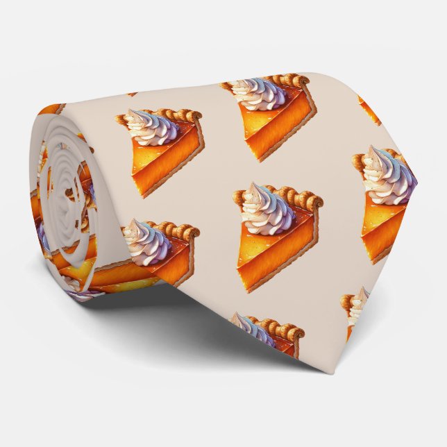 Söt pumpapaj med kakel  slips (Rullad)