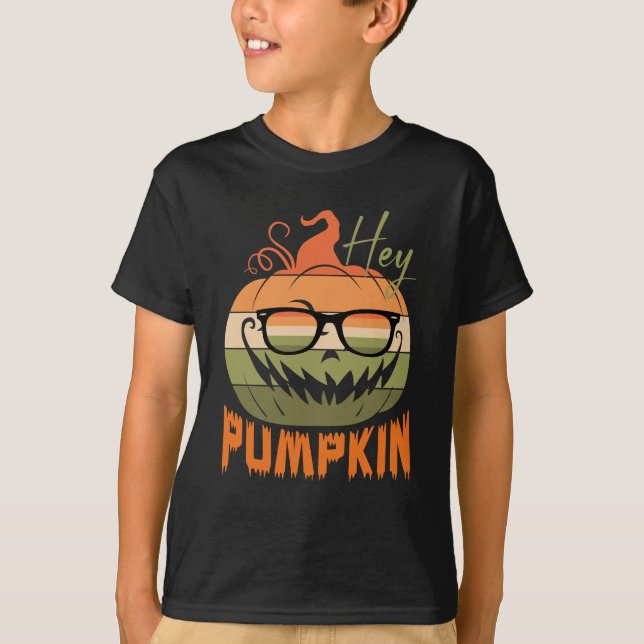 Söt pumpkin Halloween - de där pumpdonsdesignen T Shirt (Framsida)