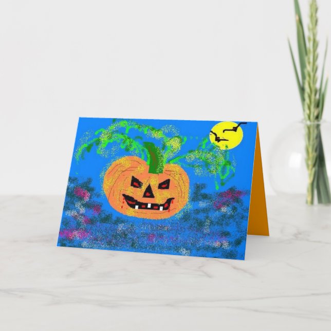 Söt Pumpkin Kort (Framsida)