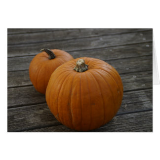 Söt Pumpkins-gratulationskort Hälsningskort
