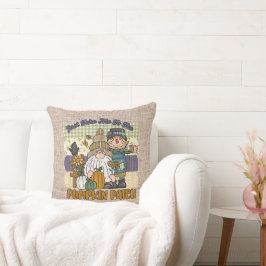 söt pumpplåster Fall Säsong Kudde