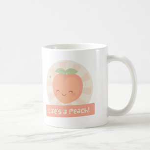 Söt punsch-liv är en persika mat humor mugg