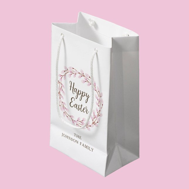 Söt Pussy Willow God Påsk (Cute Pussy Willow Happy Easter Small Gift Bag)