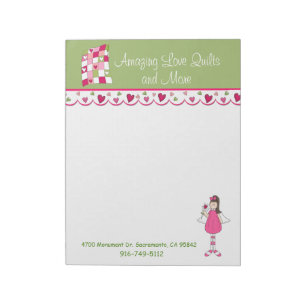 Söt Quiling Business Large Note Pad Anteckningsblock