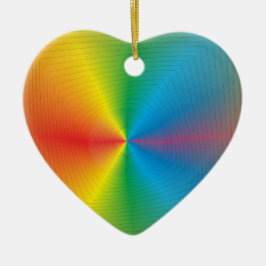 Söt Rainbow Heart> julprydnader Julgransprydnad Keramik