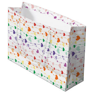 Söt Rainbow Hearts Mönster Kids