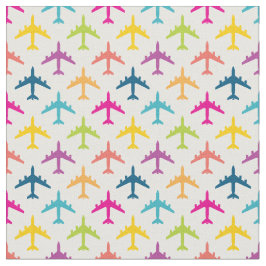 Söt Rainbow KC-135 Refueling Jet Airplane Tyg