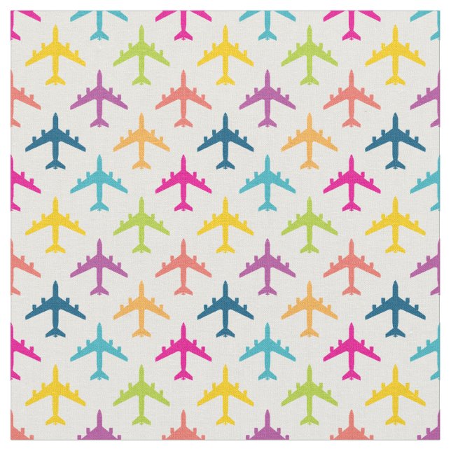 Söt Rainbow KC-135 Refueling Jet Airplane Tyg (Närbild)