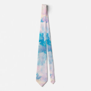 Söt Rainbow Pastel Clouds Aestetisk design Slips