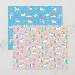 Söt Rainbow Unicorns