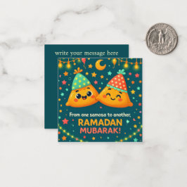 Söt Ramadan Mubarak  Anteckningskort