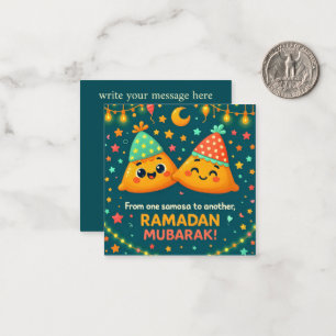 Söt Ramadan Mubarak Anteckningskort