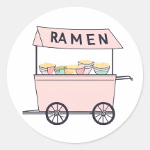 Söt ramen-vagn