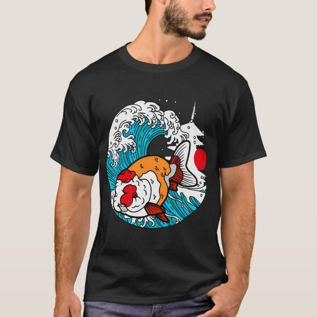 Söt Ranchu-fisk T Shirt (Framsida)