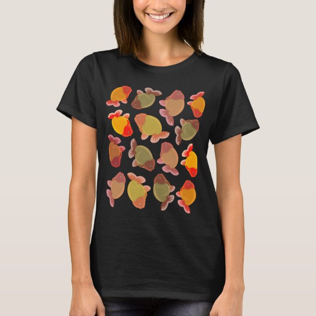 Söt Ranchu-fisk T Shirt (Framsida)