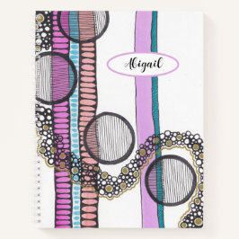 Söt rand och cirklar, lugg, personlig