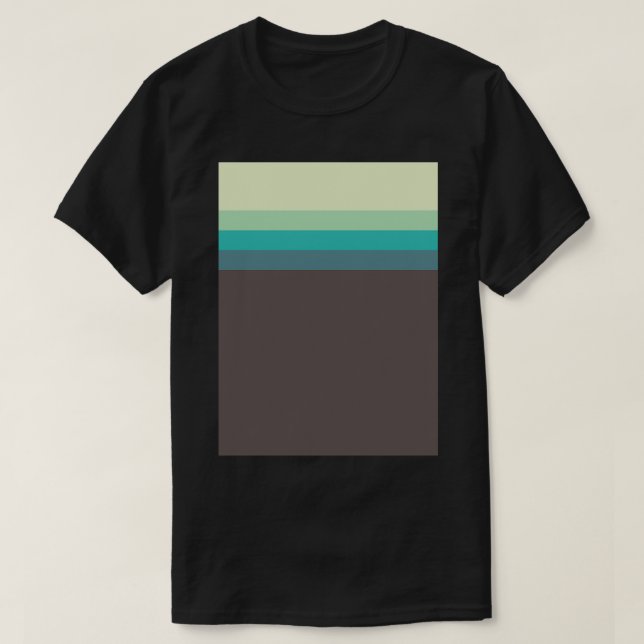 söt Rand Söt Grönt T Shirt (Design framsida)