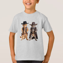 Söt randig cowboy barn t-shirt