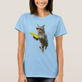 Söt randig discgolfare t shirt
