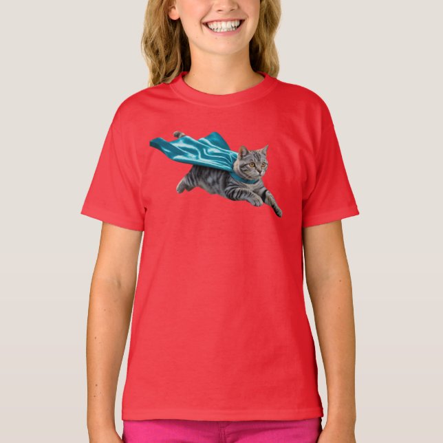 Söt randig superhjälte barn- t shirt (Framsida)