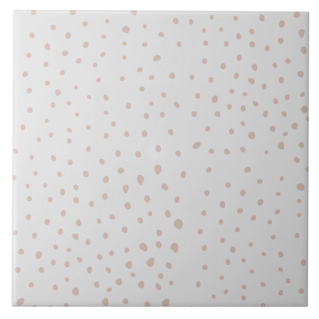 Söt Random Polka dot mönster Tile Kakelplatta (Framsidan)