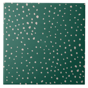 Söt Random Polka dot mönster Tile Kakelplatta