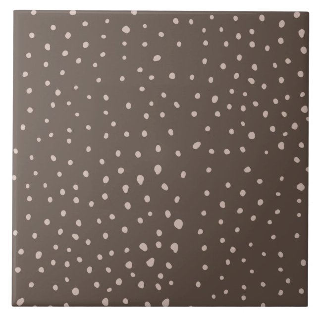 Söt Random Polka dot mönster Tile Kakelplatta (Framsidan)