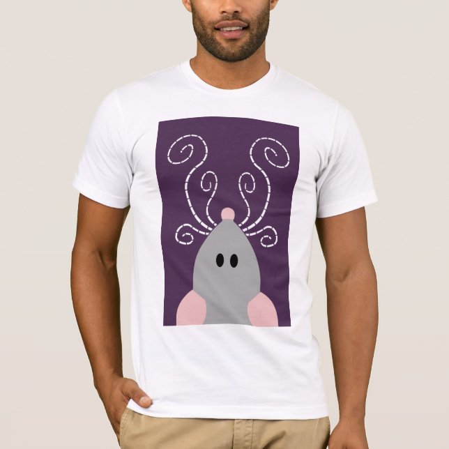 Söt råtta eller mus t-shirt (Framsida)