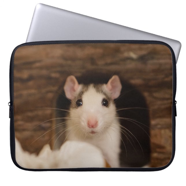 Söt råtta laptop fodral (Framsidan)