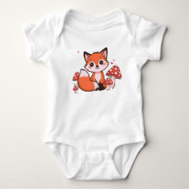 Söt rävdesign t shirt