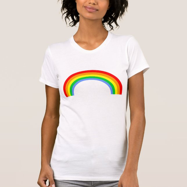 Söt Rave Regnbåge T-shirt (Framsida)