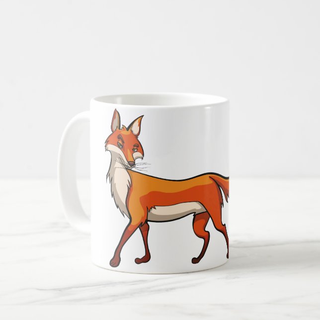Söt Rävmugg Kaffemugg (Framsida vänster)