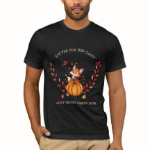 Söt Rävpumpa Höst T-Shirt | Hösträp Tröja
