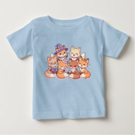 Söt rävvännerskjorta för barn t shirt