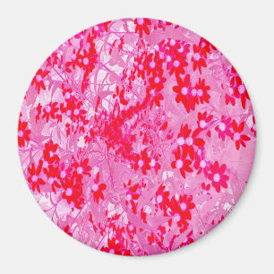 Söt Red Flowers Magnet