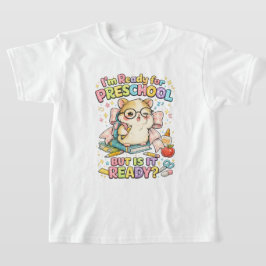 Söt redo för förskola men är det redo hamster t shirt