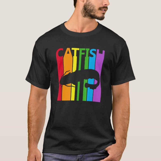 Söt regnbåge malfisk t shirt (Framsida)