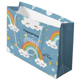 Söt regnbåge och moln baby shower 32 cm l x 10 cm